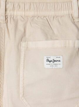 Bermudes Pepe Jeans Junior beige pour enfant