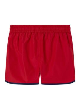 Maillot de bain Pepe Jeans Piping rouge pour garçon