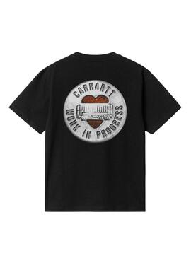 T-shirt Carhartt Button noire pour femme