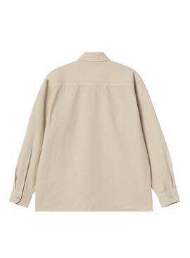 Surchemise Carhartt Reno beige pour homme