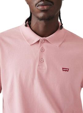Polo Levis Housemark rose pour homme