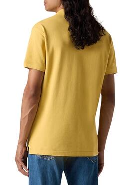 Polo Levis Housemark jaune pour homme