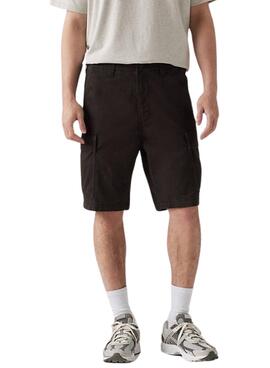 Bermudes Levi's Cargo noir pour homme.