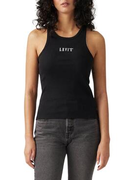 Débardeur Levi's Gemini noir sans manches pour femme