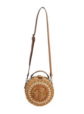 Sac Pepe Jeans Ryleigh en rotin pour femme