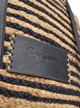 Sac  Pepe Jeans Pamela naturel et noir pour femme
