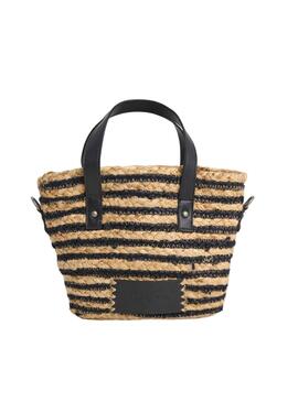 Sac Pepe Jeans Fiona naturel et noir pour femme