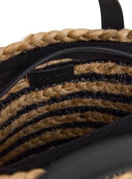 Sac Pepe Jeans Fiona naturel et noir pour femme