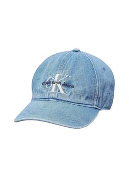 Casquette Calvin Klein Jeans Monogramme en denim pour femme