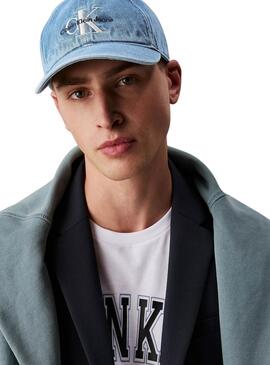 Casquette Calvin Klein Jeans Monogramme en denim pour femme
