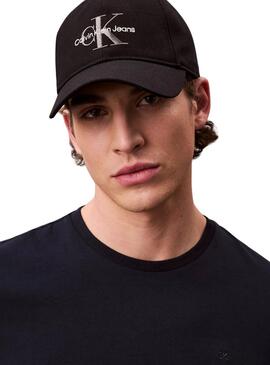 Casquette Calvin Klein Jeans Monologue noire pour homme