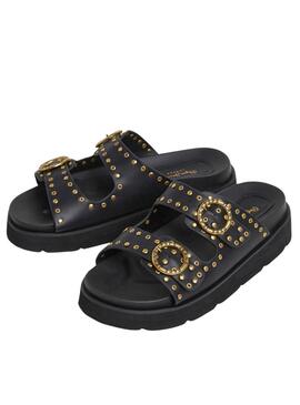 Sandales Pepe Jeans Pola noir pour femme