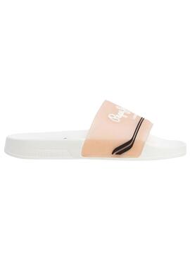 Sandales Pepe Jeans Slider orange pour femme