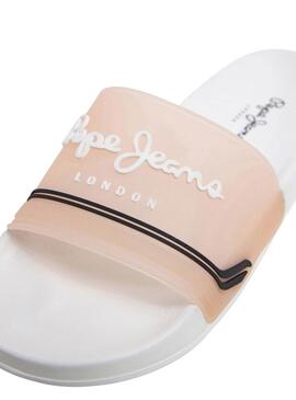 Sandales Pepe Jeans Slider orange pour femme