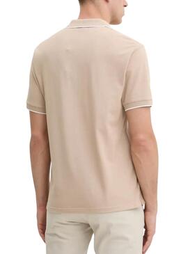 Polo Pepe Jeans Hans beige pour homme