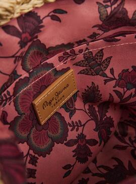 Sac à main Pepe Jeans Enid en raphia pour femme