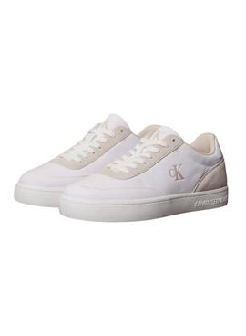 Chaussures Calvin Klein Classic Cupsole blanches pour homme