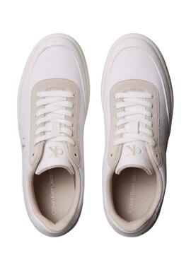 Chaussures Calvin Klein Classic Cupsole blanches pour homme
