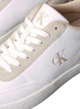 Chaussures Calvin Klein Classic Cupsole blanches pour homme