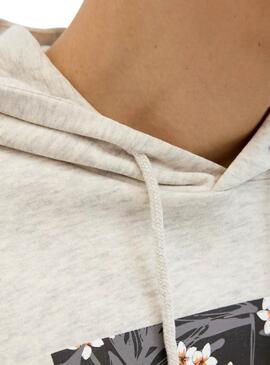 Sweatshirt Jack and Jones Hawaii Shape gris pour homme