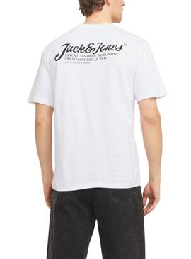 T-shirt Jack and Jones Beau blanc pour homme