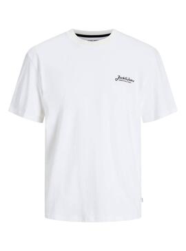 T-shirt Jack and Jones Beau blanc pour homme