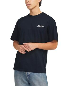 T-shirt Jack and Jones Beau bleu marine pour homme