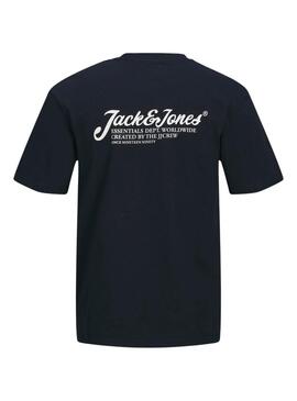 T-shirt Jack and Jones Beau bleu marine pour homme