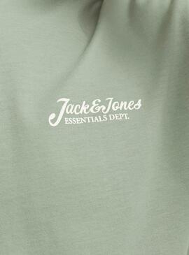 T-shirt Jack and Jones Beau verte pour homme
