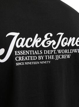 T-shirt Jack and Jones Beau noir pour homme