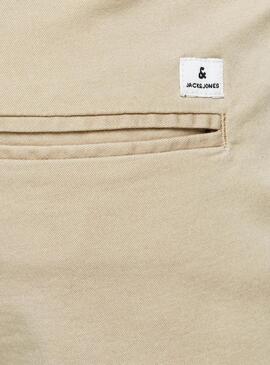 Bermudas Jack and Jones Dave beige pour homme