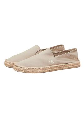 Espadrilles Calvin Klein beige pour homme