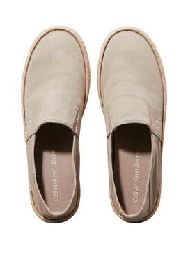 Espadrilles Calvin Klein beige pour homme