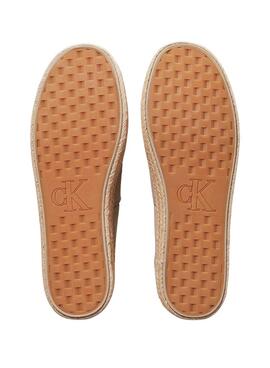 Espadrilles Calvin Klein beige pour homme