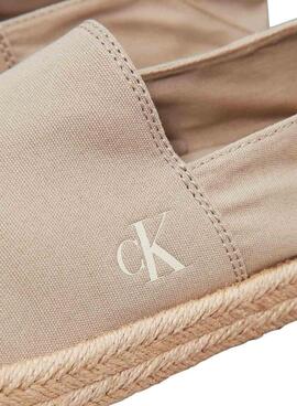 Espadrilles Calvin Klein beige pour homme
