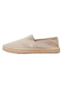 Espadrilles Calvin Klein beige pour homme