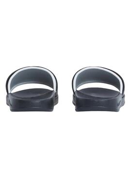 Tongs Calvin Klein Jeans Slide Monogram noir pour homme