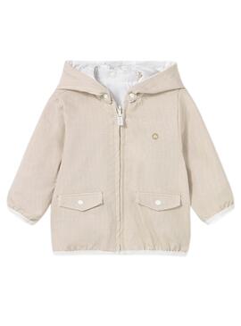 Coupe-vent réversible blanc Mayoral blanc  pour bébé