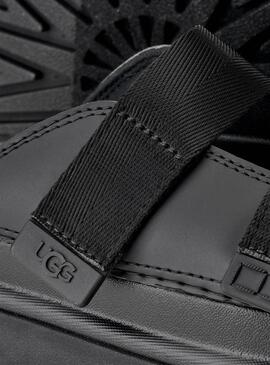 Sandales UGG GoldenGlow Slide noir pour enfant garçon et fille.