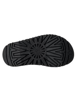 Sandales UGG GoldenGlow Slide noir pour enfant garçon et fille.