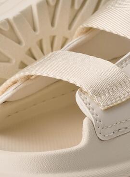 Sandales UGG GoldenGlow Slide beige pour fille et garçon