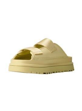 Sandales UGG GoldenGlow Slide vert pour enfant et enfant