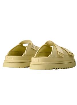 Sandales UGG GoldenGlow Slide vert pour enfant et enfant
