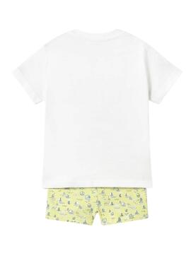 Maillot Mayoral t-shirt jaune sorbet bébé