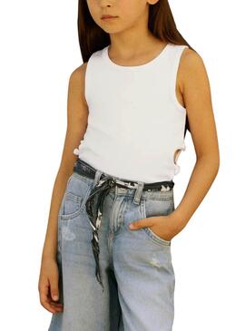 T-shirt Name It Holutti blanc pour fille