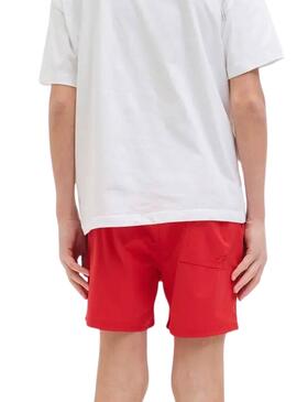 Maillot de bain Jack And Jones Maui rouge pour garçon.