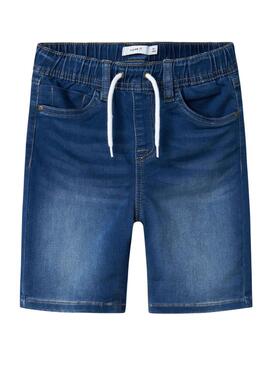 Bermuda Nombralo Ryan Jogger denim bleu pour garçon