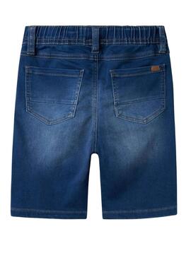Bermuda Nombralo Ryan Jogger denim bleu pour garçon