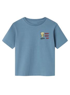 T-shirt Name It David Regular bleue pour garçon