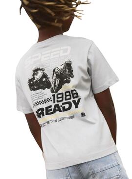 T-shirt Name It Hold gris régulier pour garçon